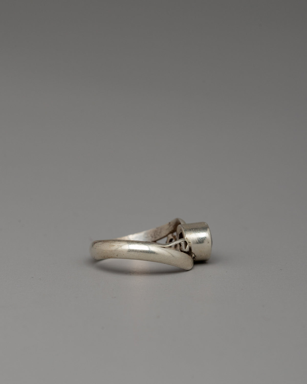 Elegant Gemstone Ring | Silver Stone Setting Jewelry