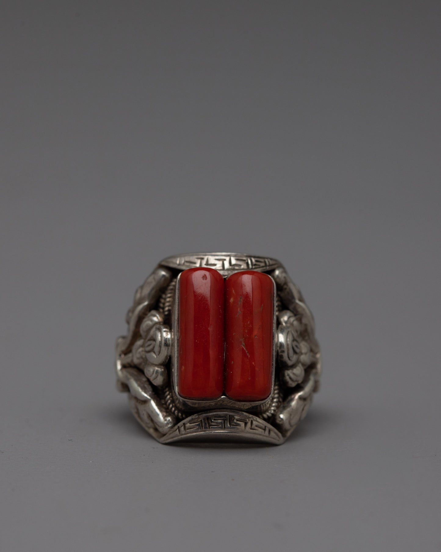 Handmade Buddhist Silver Ring