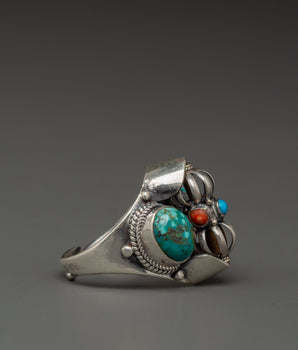 Sterling Silver Coral Ring