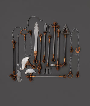 Traditional Tibetan Ritual Weapon Set