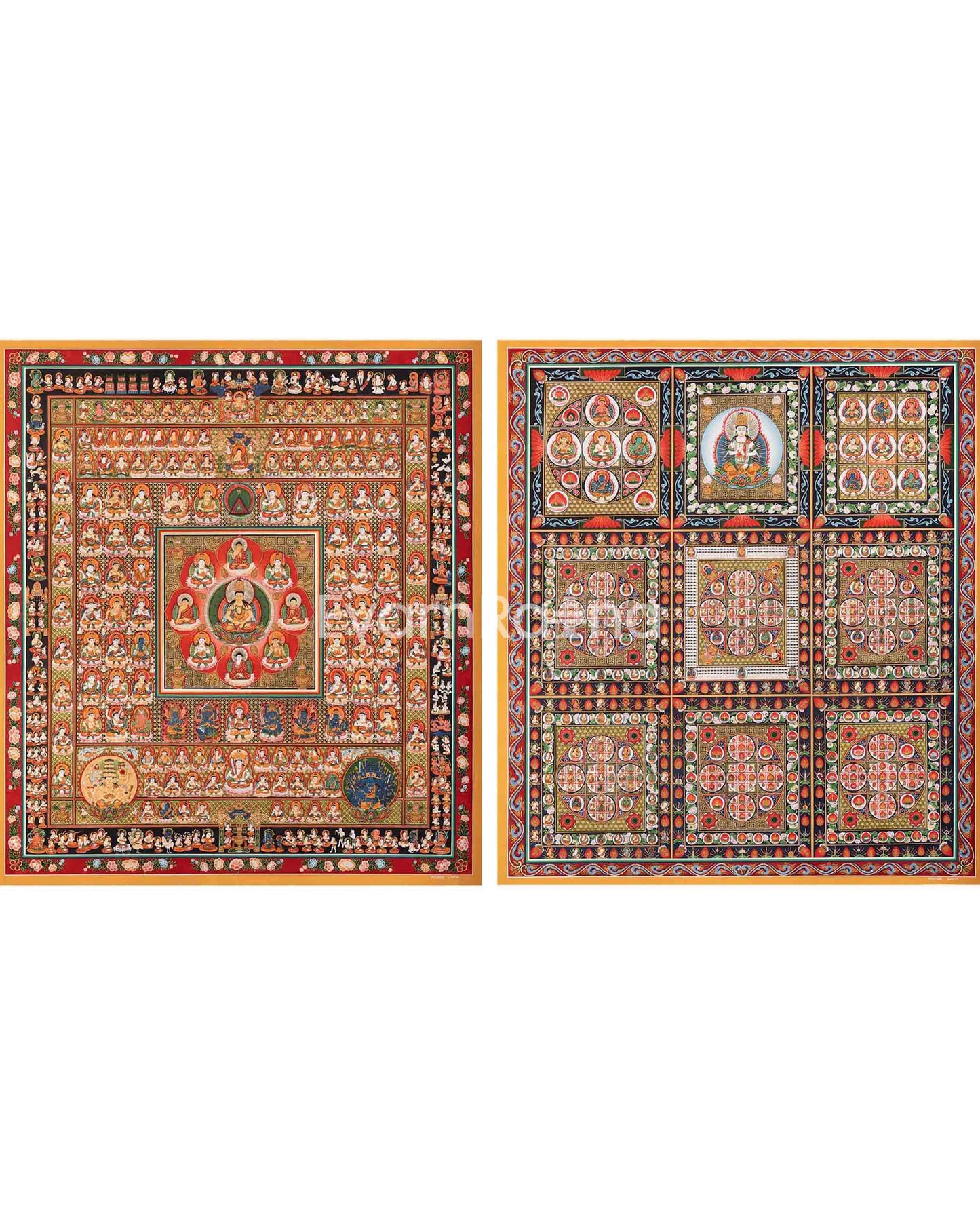 Ryoukai Set Thangka Mandala