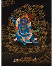 Tibetan Thangka of Vajrapani 