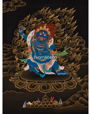 Tibetan Thangka of Vajrapani 