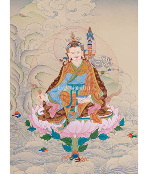 Hand-Painted Spiritual Leader, Guru Padmasambhava | The Lotus Guru of Protection