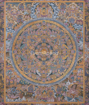traditional-painted-grey-colored-buddha-mandala