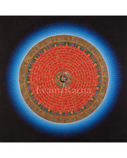 Tibetan Buddhist Mantra Mandala Art 