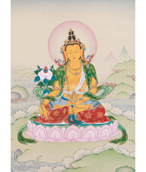 Kshitigarbha Artwork | The Bodhisattva of Compassion and Protector of Souls