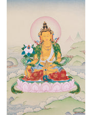 Kshitigarbha Artwork | The Bodhisattva of Compassion and Protector of Souls