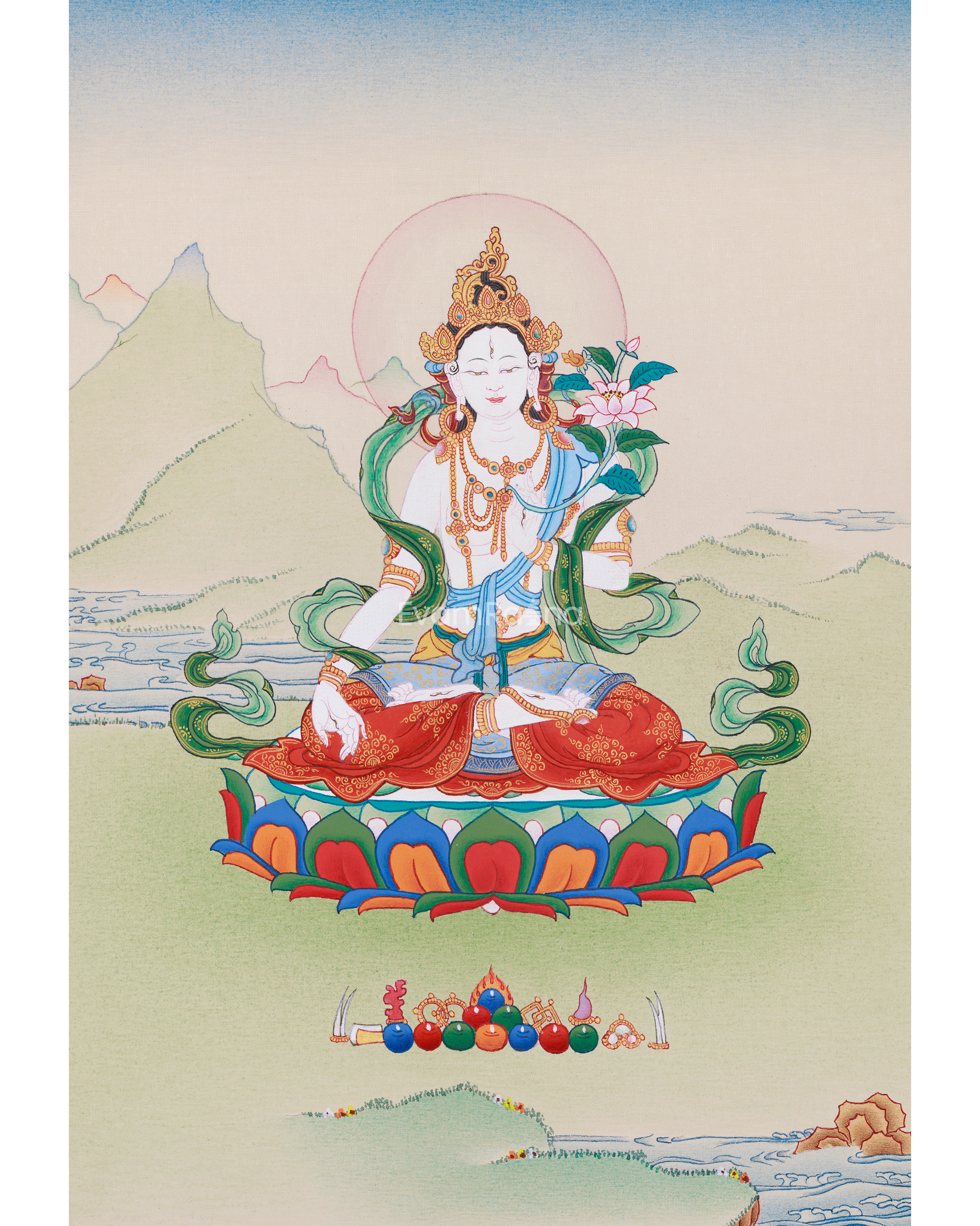 White Tara Thangka