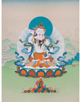 Traditional Thangka of Vajrasattva Consort 
