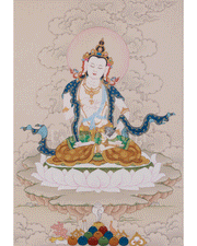 Vajrayana Vajrasattva Art | Purification, Clarity, and Spiritual Renewal