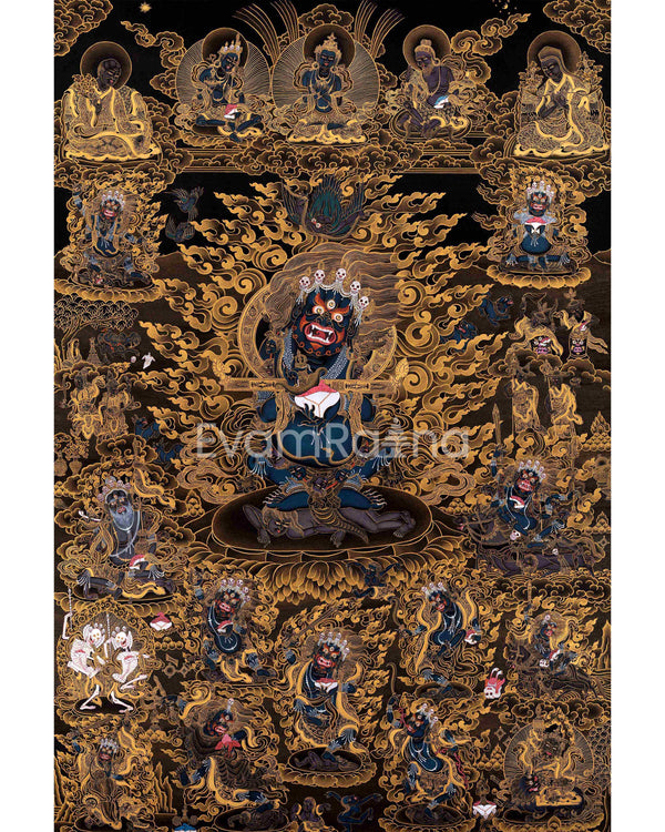 Sakya Mahakala Thangka