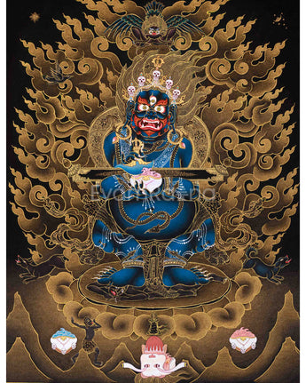 Sakya Mahakala Thangka