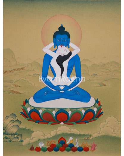 Tibetan Samantabhadra Buddha Thangka 