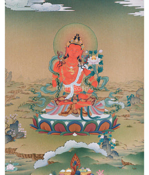 Adi Buddha, Samantabhadra Canvas Print