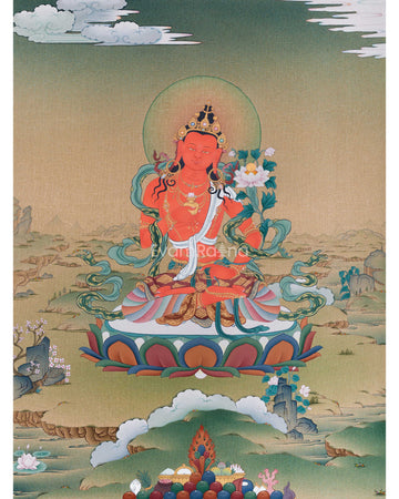 Adi Buddha, Samantabhadra Canvas Print