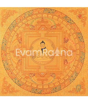 Samantabhadra Buddha Thangka Painting 