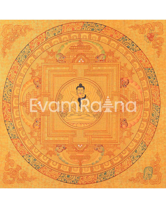 Samantabhadra Buddha Thangka Painting 