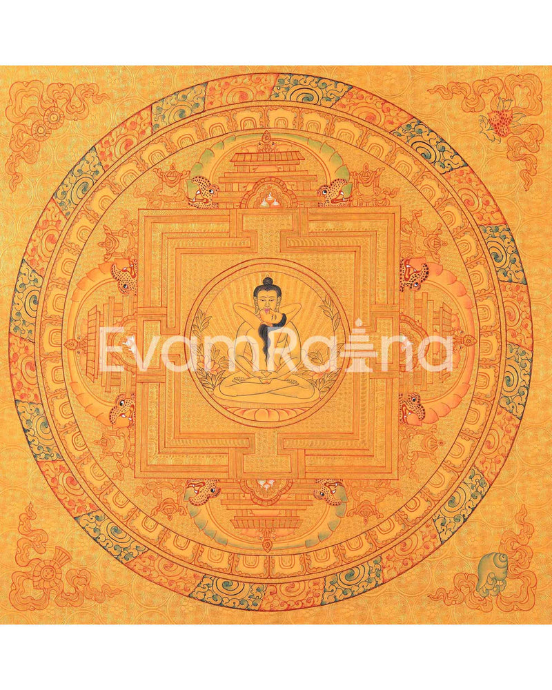 Samantabhadra Buddha Thangka Painting 