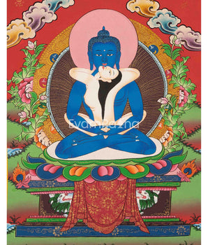 Samantabhadra Yab Yum Buddha Thangka | Painting for Meditation and Good Luck