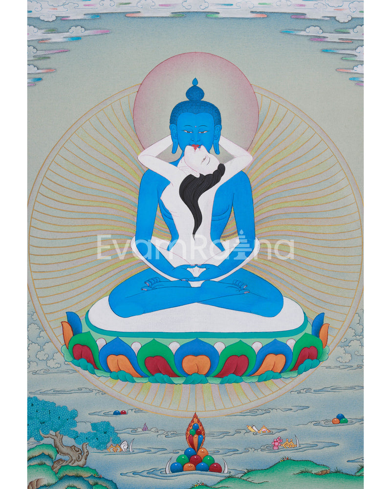 Adi Buddha Samantabhadra with Consort |