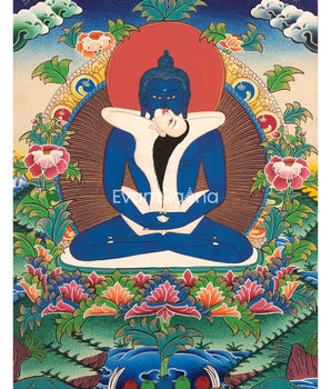 Samantabhadra Yab Yum Buddha Thangka