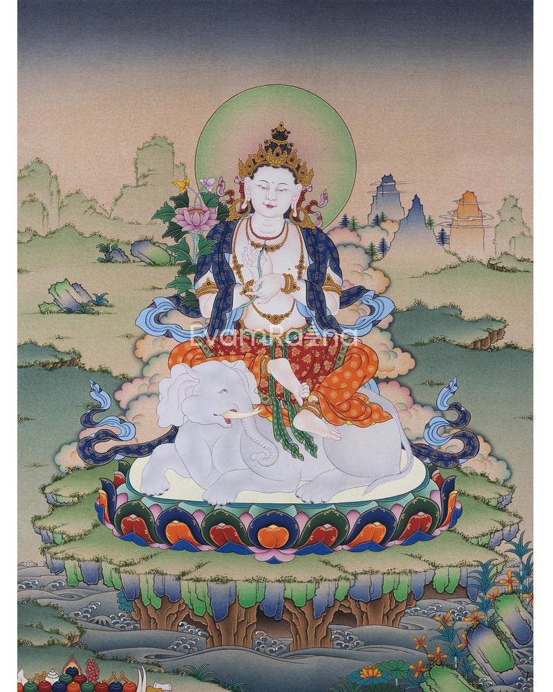 Tibetan Samantabhadra Thangka Print