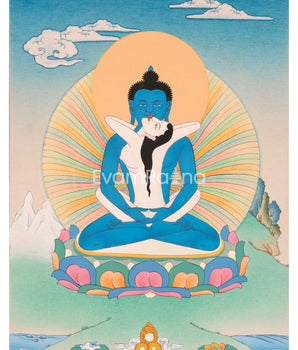 Handmade Samanthabhdara Thangka