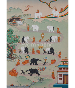 Samatha Meditation Thangka