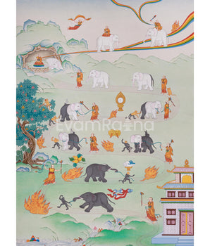 Tibetan Samatha Meditation Thangka