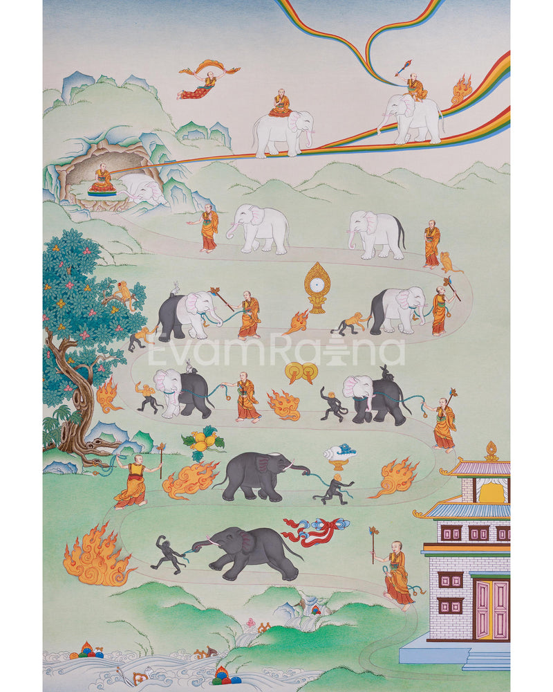 Tibetan Samatha Meditation Thangka