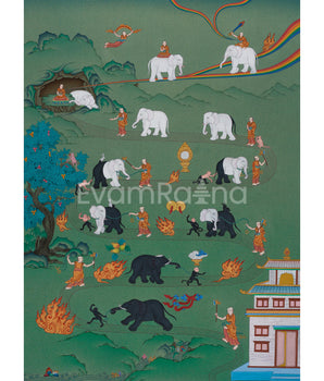 Samatha Buddhist Meditation Painting