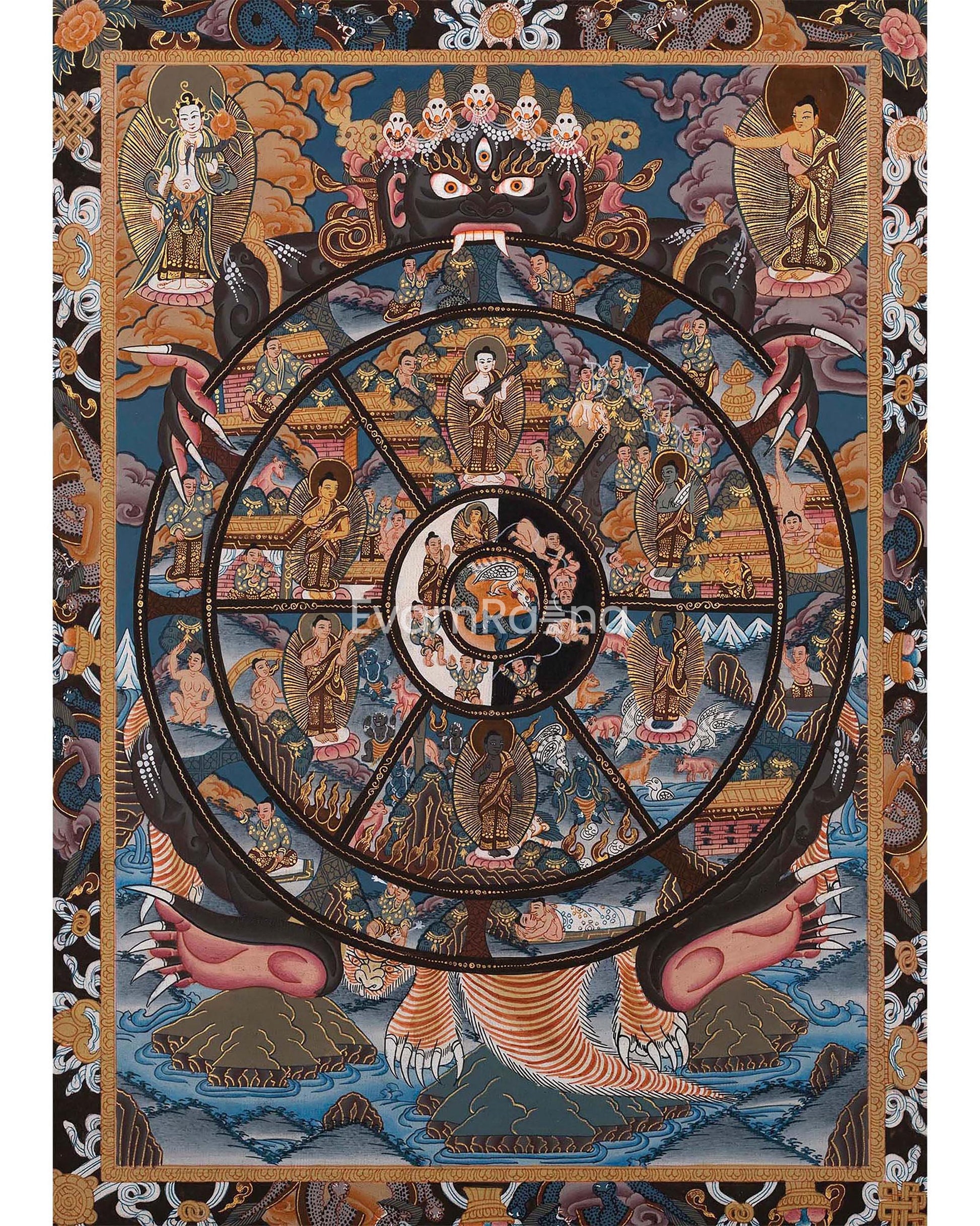 Bhavachakra Thangka