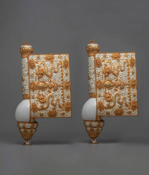 Buddhist Conch Sankha Pair