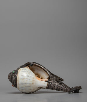 Silver Plated Sankha | Symbolizing Spiritual Purity And Divine Connection