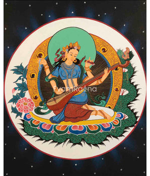 Saraswati Thangka