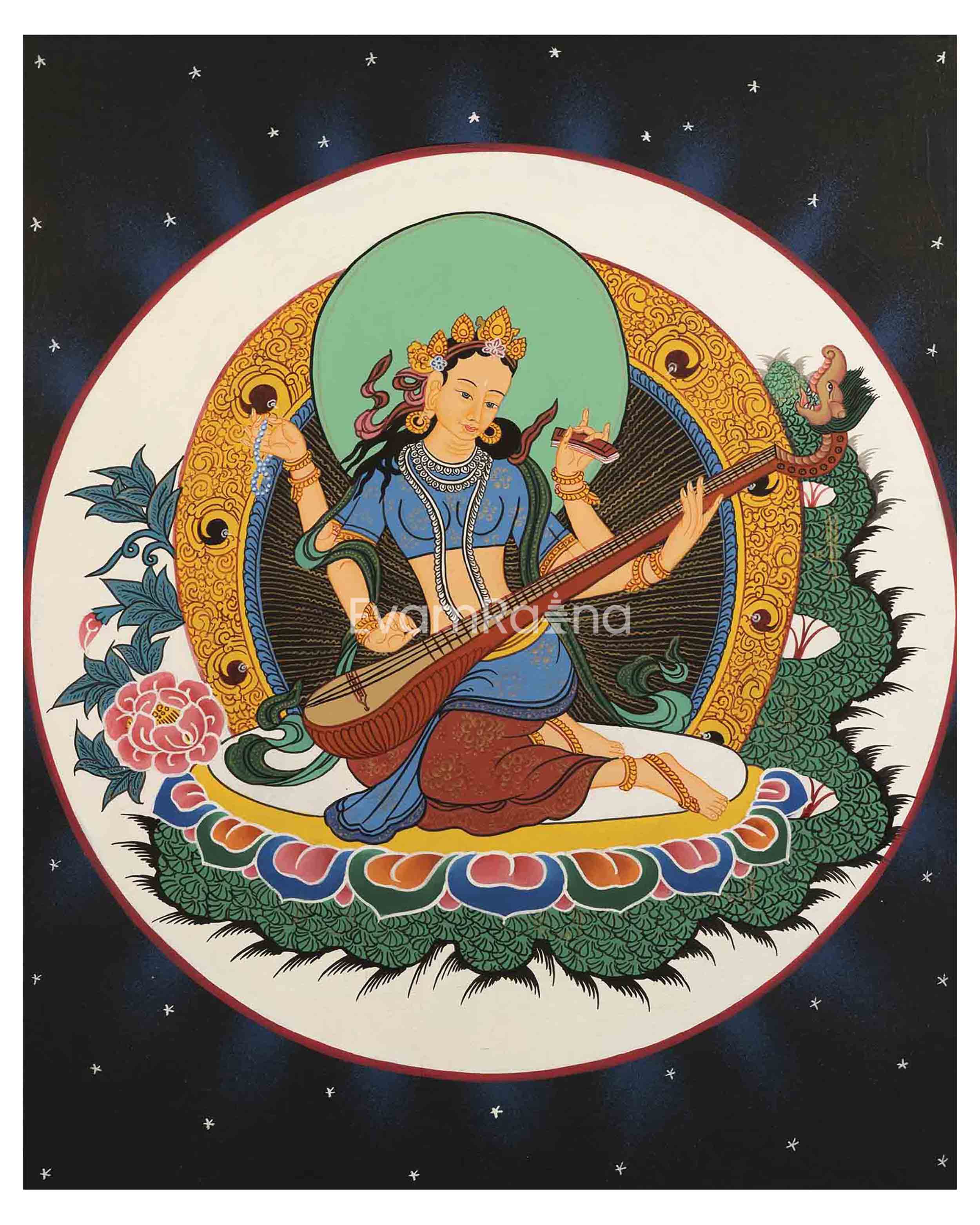 Saraswati Thangka