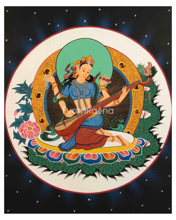 Saraswati Thangka