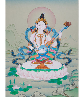 13-inch-saraswati-thangka