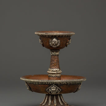 Tibetan Silver Plated Serkyem Set