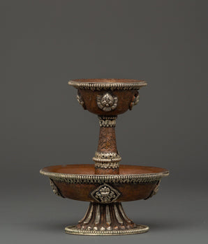 Tibetan Silver Plated Serkyem Set