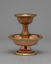 Spiritual Serkyem Set | Vessel for Tibetan Offerings & Prayers