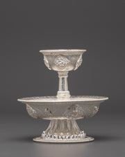 Himalayan Buddhist Serkyem offering set