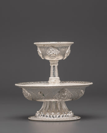 Himalayan Buddhist Serkyem offering set