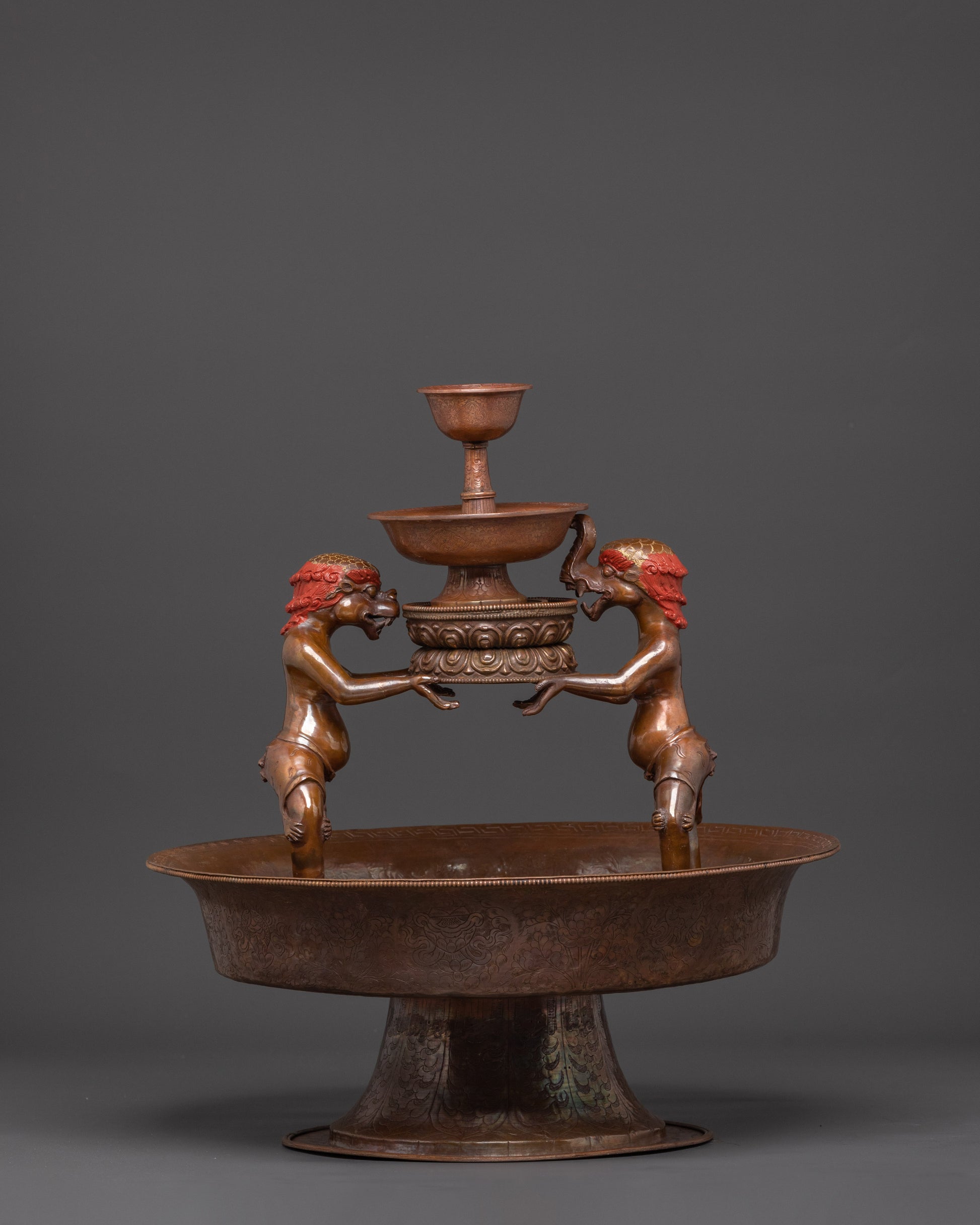 Tibetan Ritual Serkyem Set