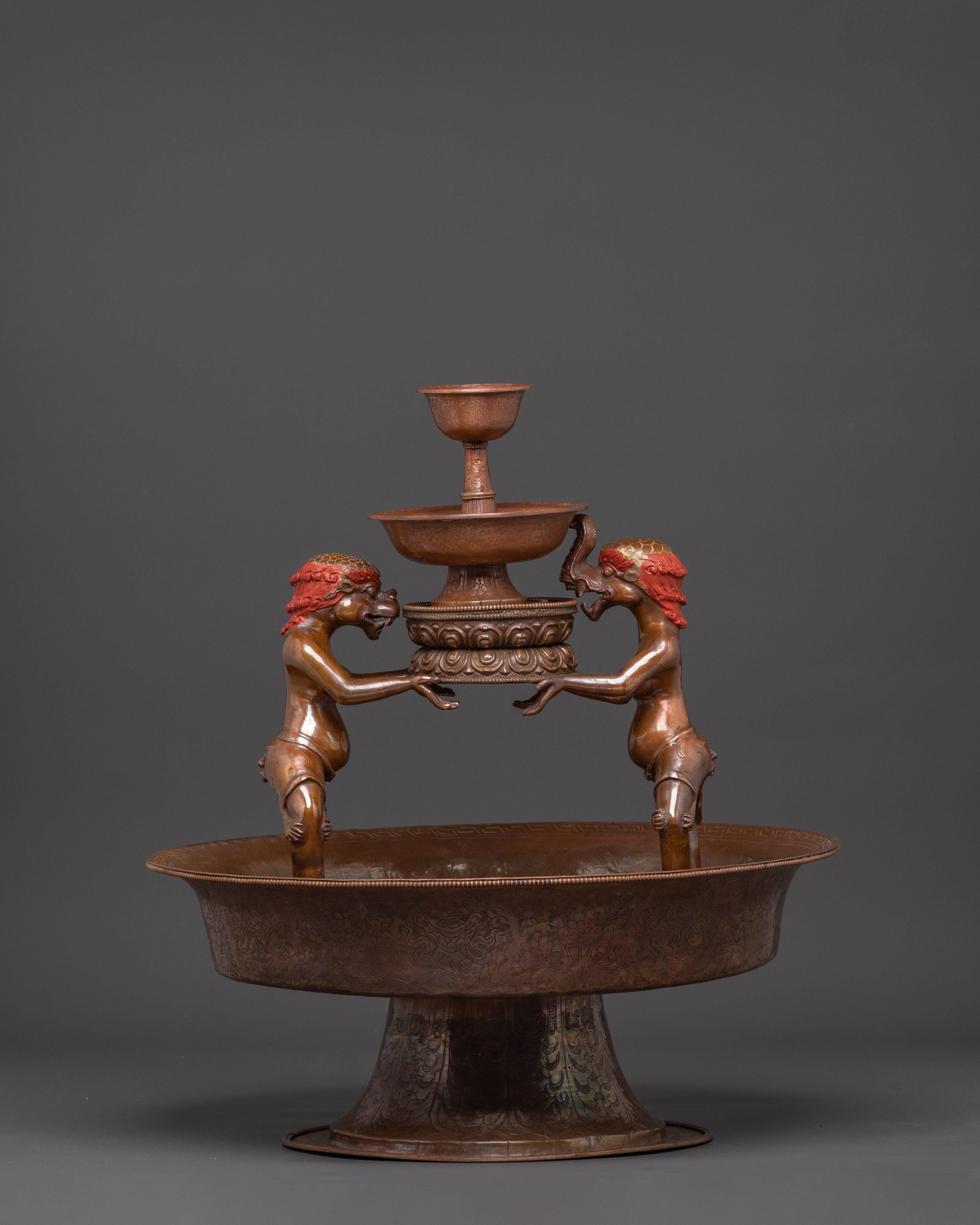 Tibetan Ritual Serkyem Set