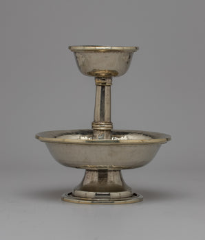 Silver Water Offering Serkyem | Perfect for Sacred Water Devotional Rituals