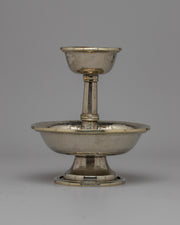 Silver Water Offering Serkyem | Perfect for Sacred Water Devotional Rituals