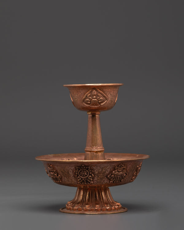 Handmade Buddhist  Ritual Serkyem Set | Buddhist Meditation Tool