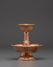 Traditional Ceremonial Serkyem Set | Tibetan Buddhist Offering Vessel